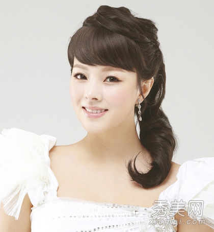 出塵脫俗的韓式新娘發型 優雅唯美