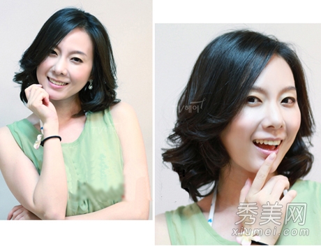 韩式新款卷发烫发发型 2012更流行