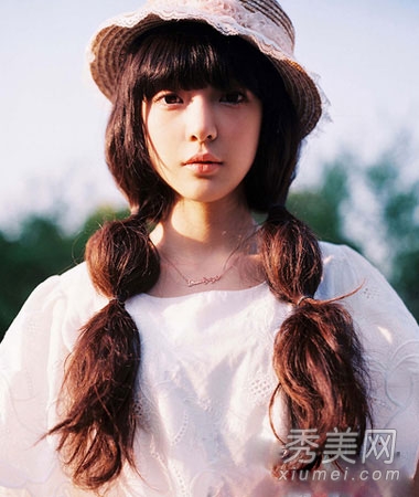 8款清新甜美双马尾发型 化身可爱动漫少女