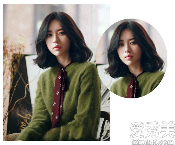 韩国网红尹善英示范 本季最流行中短发发型流行中短发型图片女