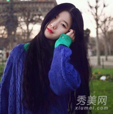 流行韩式发型 气质中分圆脸也变瓜子脸