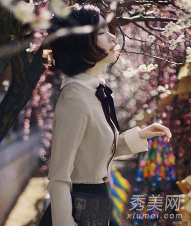 2014流行短发发型 波波头甜美最修颜