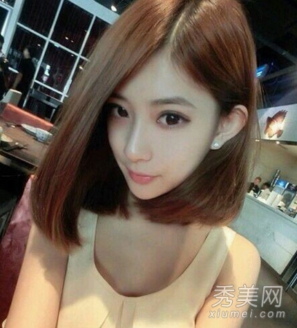 8款流行中分短发 简约气质玩转时尚超清爽