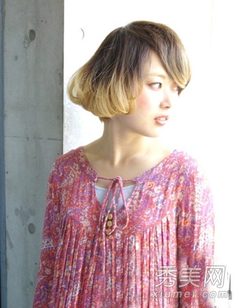 日系女生染发发型 个性时尚不夸张