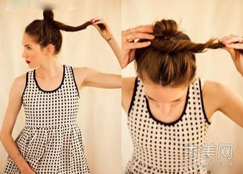 最简单盘发方法 风靡亚洲的时尚发型图解