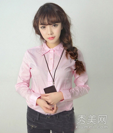 春季甜美女生必学 韩式长发扎法干净清爽