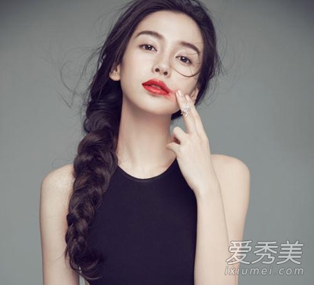 刘亦菲杨幂Angelababy 女星麻花辫拼清纯