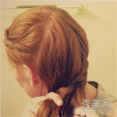 超唯美花环盘发教程 编发diy7步速成