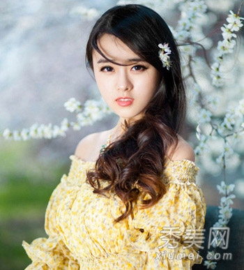 超仙森女气质长卷发 轻盈卷发气质灵动
