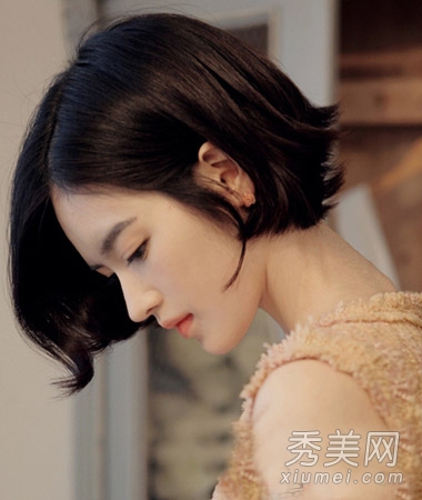 2014流行短发发型 波波头甜美最修颜