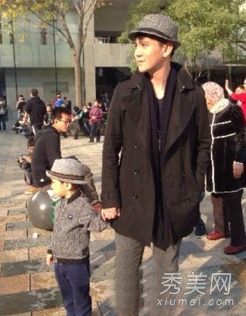 非常完美中国最帅父子走红 时尚萌帅发型秀