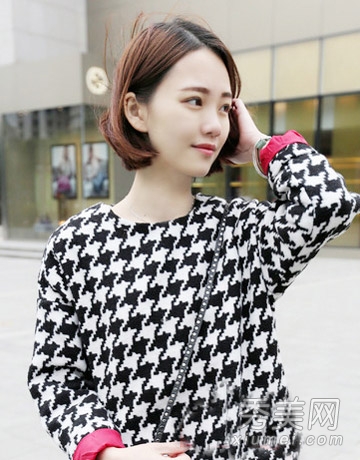 最新女生短发发型图片 时尚可爱更瘦脸