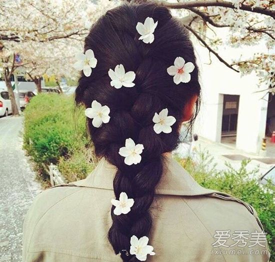 春季就愛櫻花限定！網友都在紮的“櫻花”發型美哭你 春季發型女