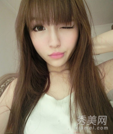 2014潮流范女生直发 清纯甜美超淑女