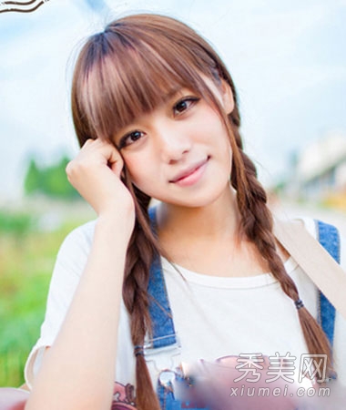 8款清新甜美双马尾发型 化身可爱动漫少女