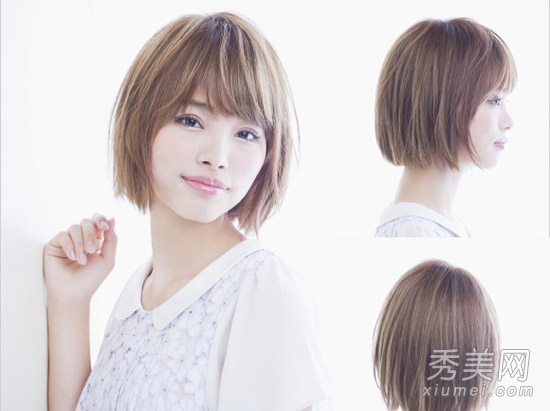 夏季流行女生发型 短直发清新更有人气