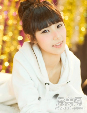 矮个适合发型 9款甜美扎发变身萌萌美少女