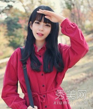 冬季韩国街拍发型 学韩国MM减龄装嫩