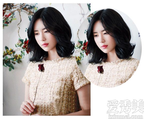 韩国网红尹善英示范 本季最流行中短发发型流行中短发型图片女