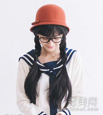 清纯女学生发型 可爱修颜塑最佳校花气质