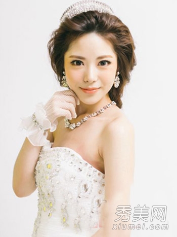 2014新款韓式新娘發型 十一美美結婚去