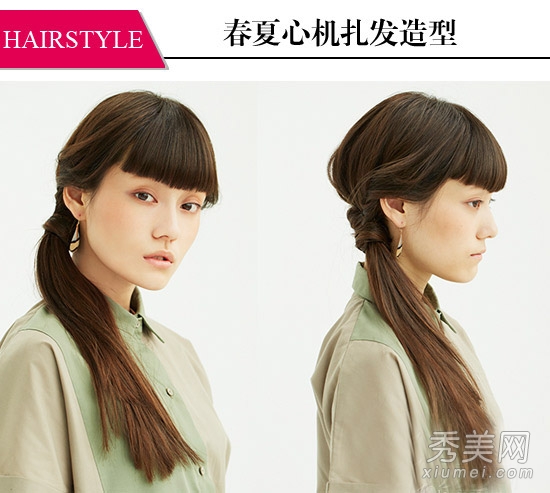 春日女生发型扎法集合 长发短发都很美