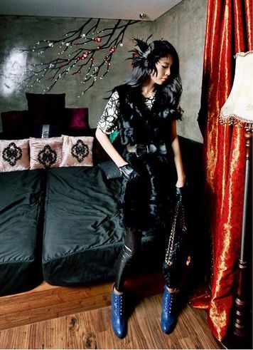 寒潮袭击冬季防护衣的潮味搭配