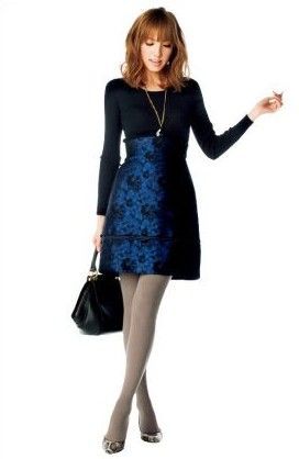 冬季百搭高腰裙依然性感动人