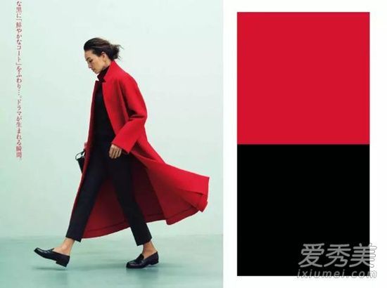 冬天红色和什么颜色相配?3组王炸配色将持续一万年。