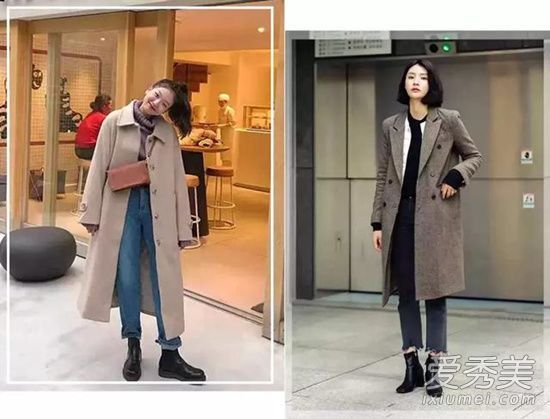 短靴如何搭配衣服和外套,棉袄+短靴在冬天是温暖而时尚的!