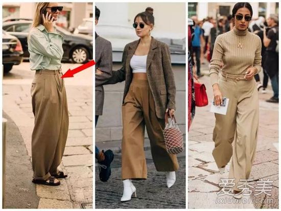 宽腿裤又瘦又高，但是谁不穿呢？五个有小费的小女人也能拿着它。