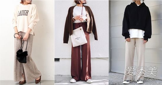针织裤腿与什么夹克的照片日本女孩买的现货针织裤子匹配指南