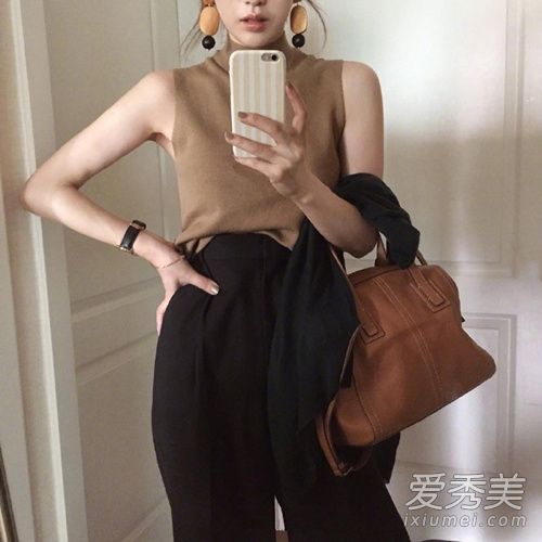 一直到深秋!优雅的法国服装和特殊待遇的服装不知道该穿什么