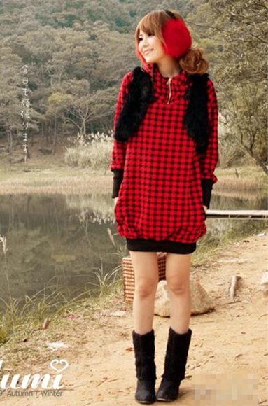 精致美丽倍增新年红旗装扮