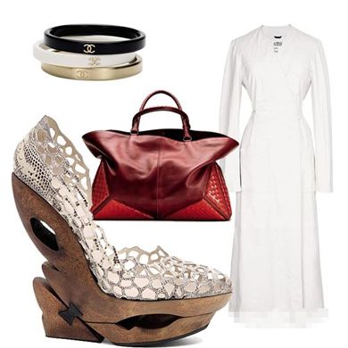 根据脸型搭配早春风衣。