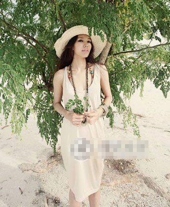 春夏季甜美的服装美丽的旅行装备