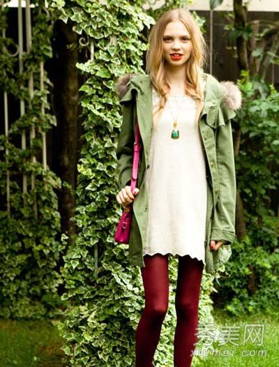 格洛丽亚秋装新款裙子外套搭配时尚