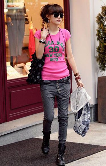 草根美女的超薄与美丽搭配