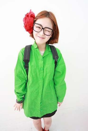 90毫米后俏皮到甜美的装扮