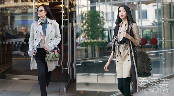 Burberry trench风衣经典明星示范比赛