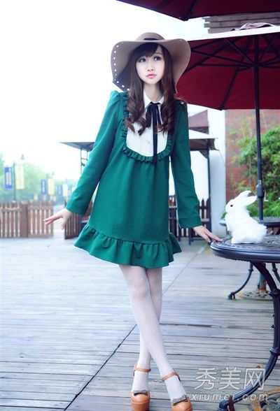 秋季新款女式清新自然森女搭配