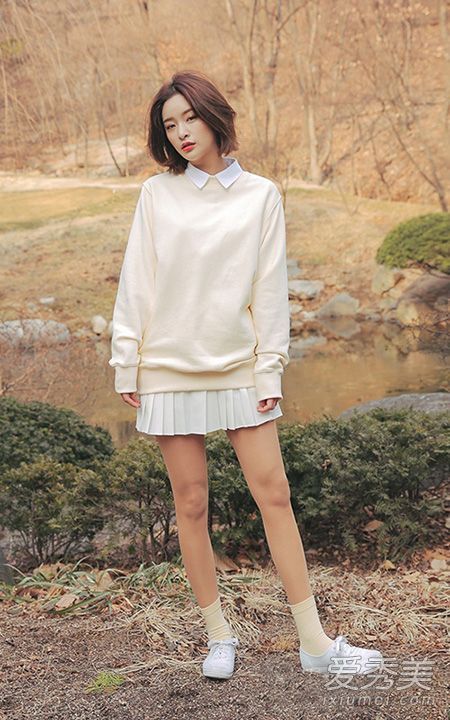 连衣裙配少女裙甜美风格清新减龄