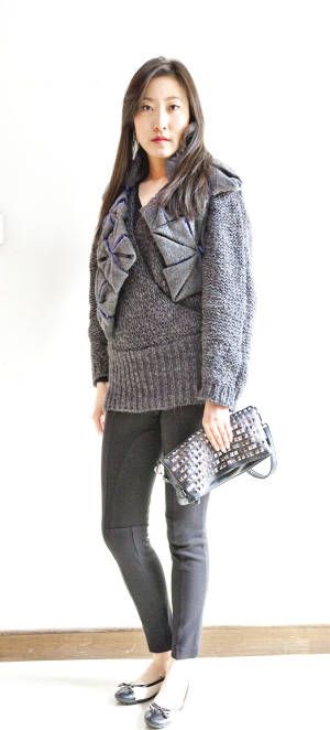 服装学院教师一周搭配记录。