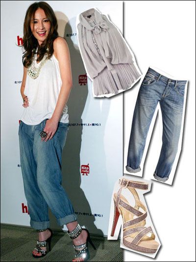 春日一定要有一条翻跟裤