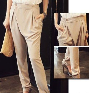 精致的裤子营造办公女王的氛围