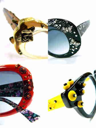 大胆的海洋风格太阳镜