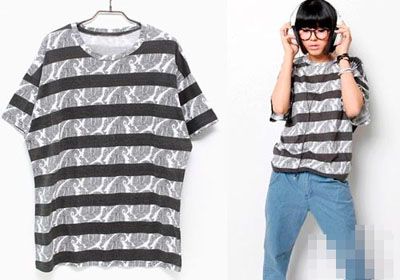 巧合的是，建造了8个条纹T来即时改变潮流