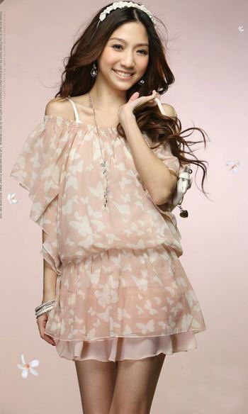 荷叶袖让清淡的熟女掩盖肉