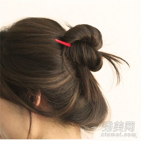 校园汉服女神热6步diy复古盘发