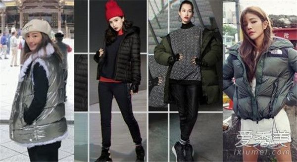 穿羽绒服不要臃肿!学习杨颖和关颖三招变得超级瘦